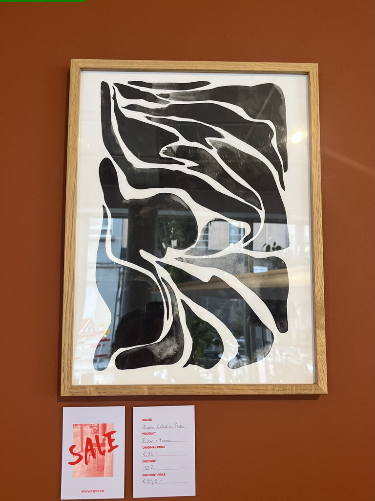 Paper Collective Low Hum Poster + Frame 30x40 [Ex-display]