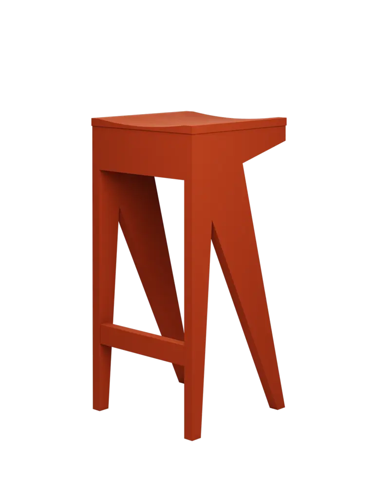 Objekte Unserer Tage Schulz Bar Stool - 75 cm