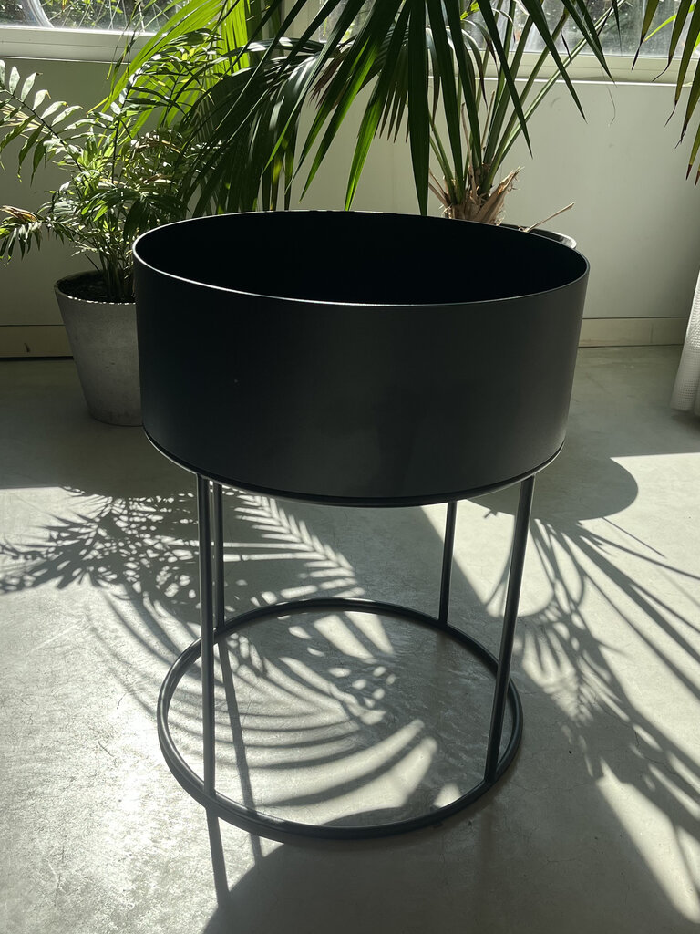 ferm Living Plant Box Round/Black [Ex-Display]