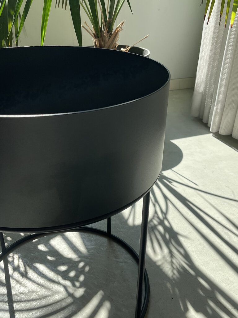 ferm Living Plant Box Round/Black [Ex-Display]