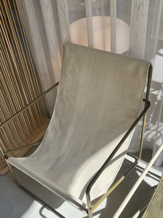 ferm Living Desert Lounge Chair Olive/Cloud [Ex-Display]