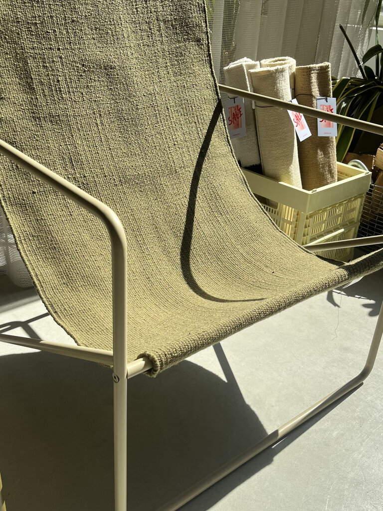 ferm Living Desert Lounge Chair Cashmere/Olive [Ex-Display]