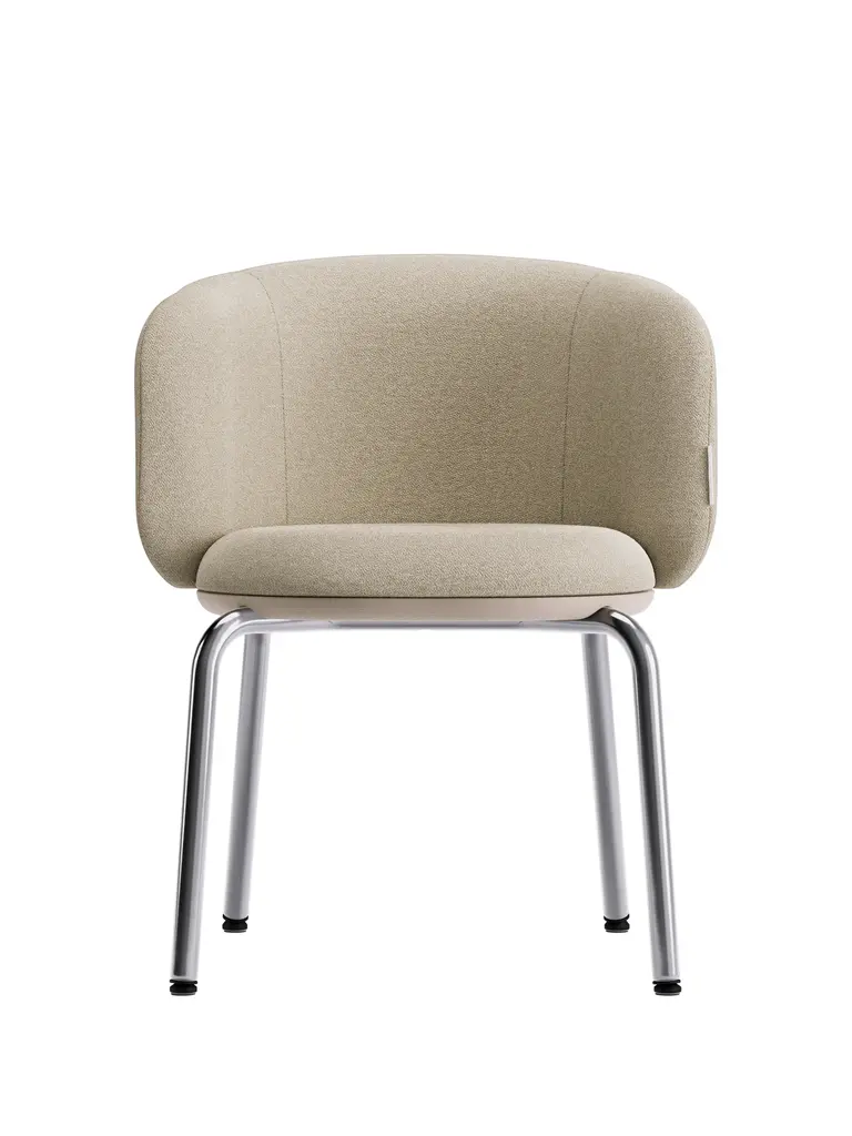 Objekte Unserer Tage Linde Chair / polished stainless steel