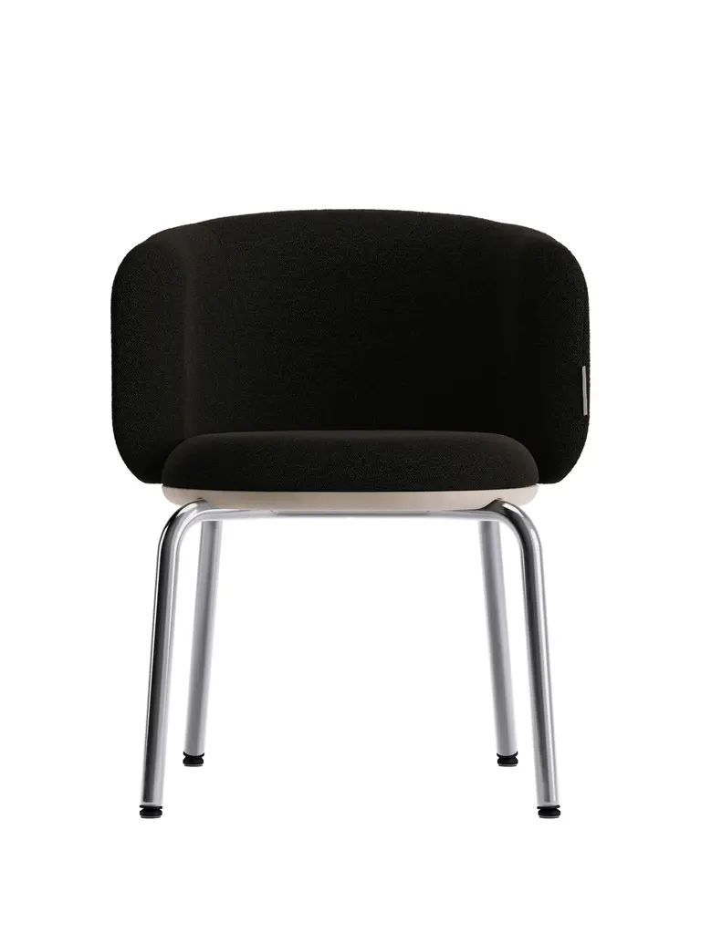 Objekte Unserer Tage Linde Chair / polished stainless steel
