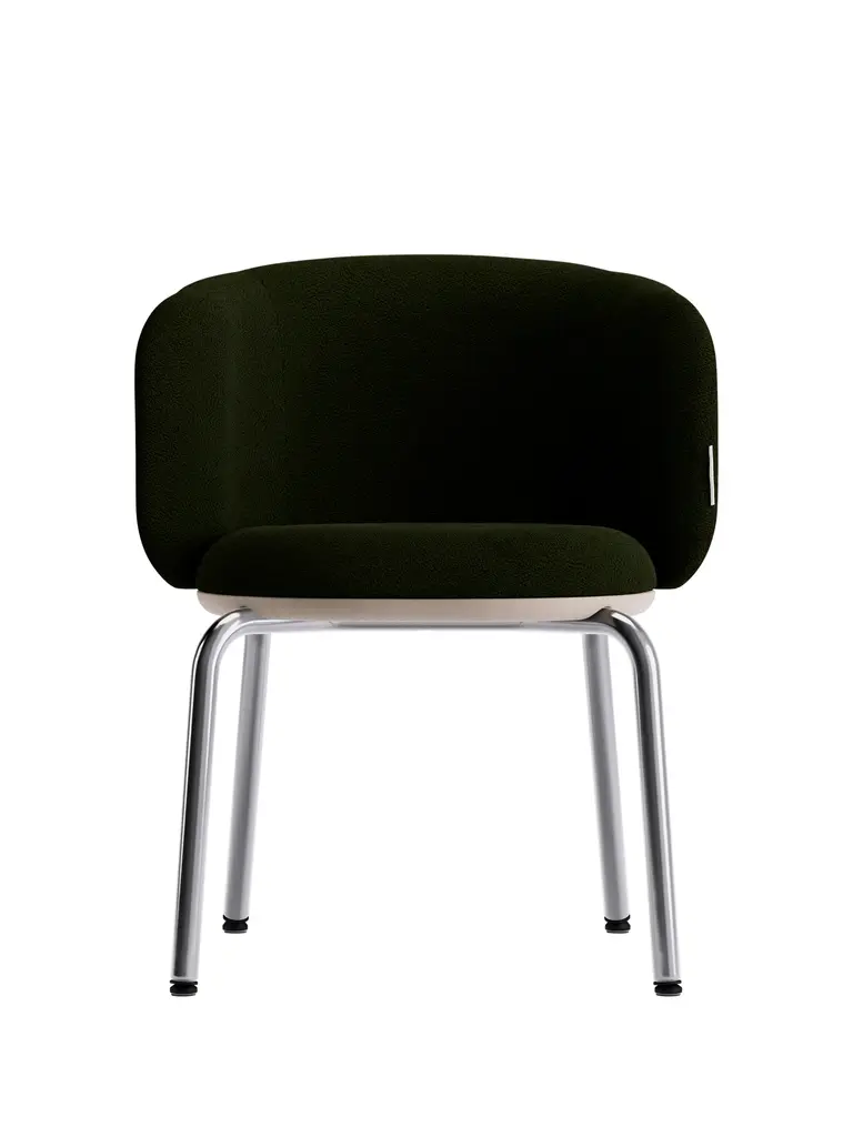 Objekte Unserer Tage Linde Chair / polished stainless steel