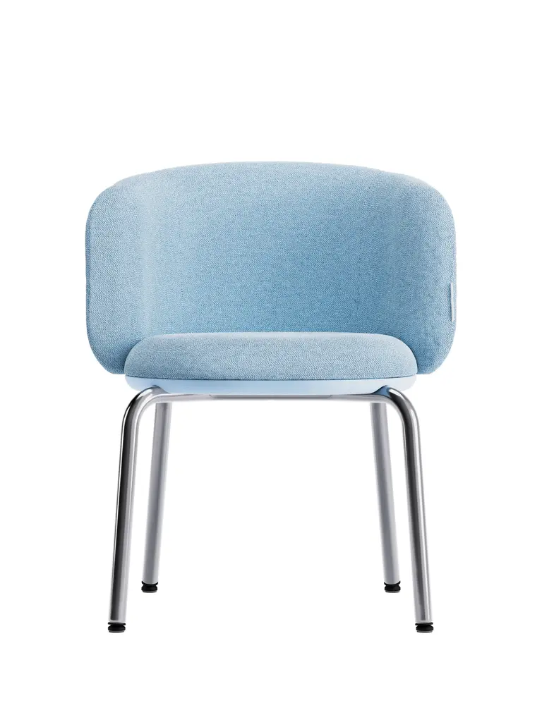 Objekte Unserer Tage Linde Chair / polished stainless steel