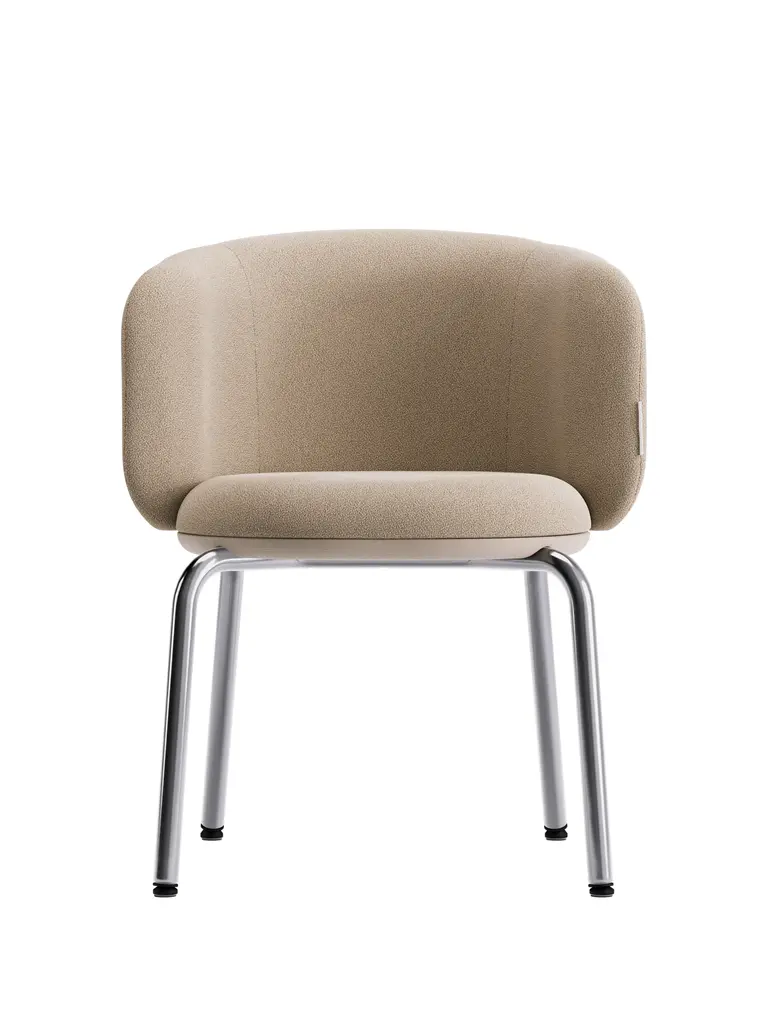 Objekte Unserer Tage Linde Chair / polished stainless steel