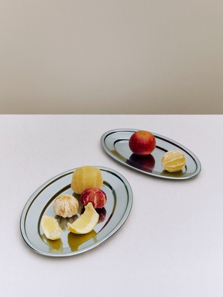 HAY Essential Steel Oval Dish