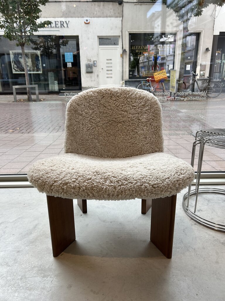 HAY Chisel Lounge Chair - Sheepskin [Ex-display]