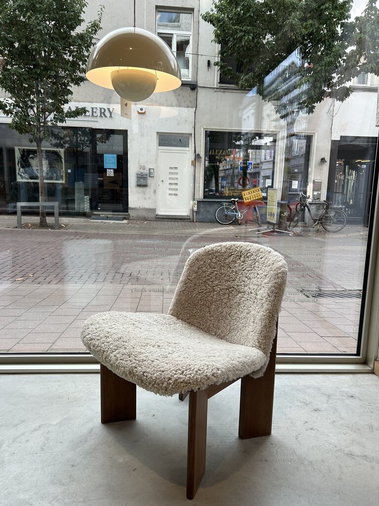 HAY Chisel Lounge Chair - Sheepskin [Ex-display]