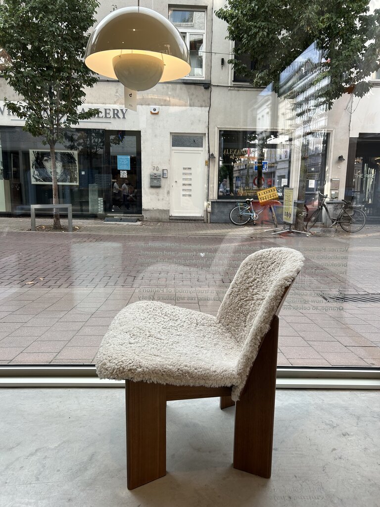 HAY Chisel Lounge Chair - Sheepskin [Ex-display]