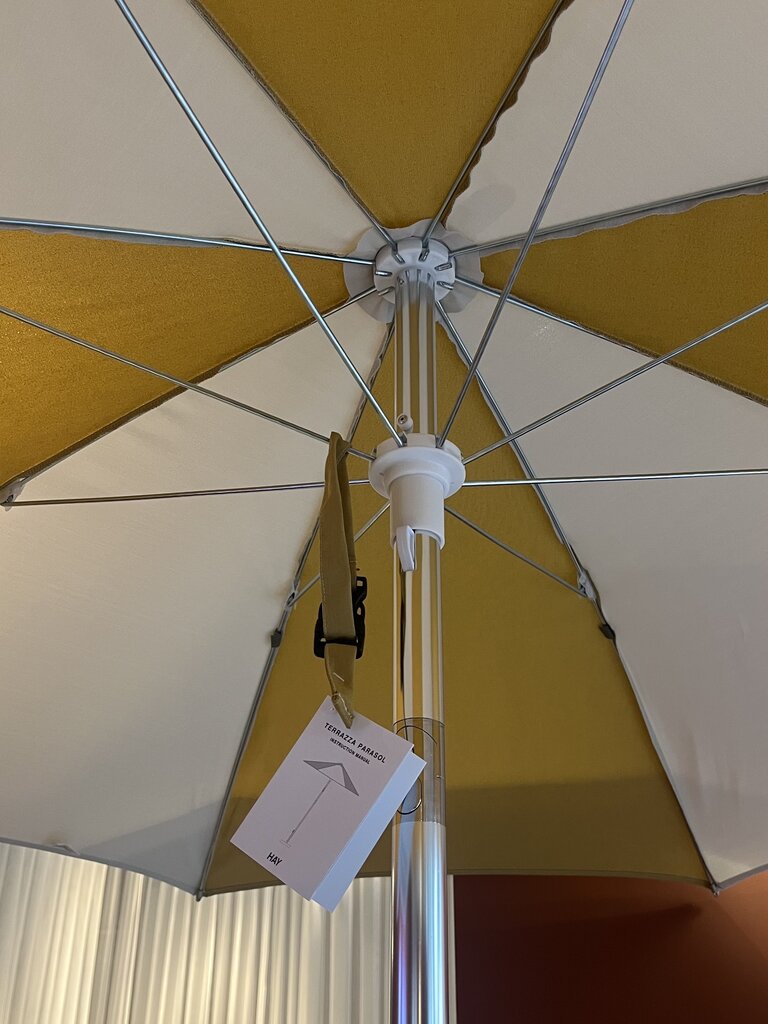 HAY Terrazza Parasol + Base [Ex-display]