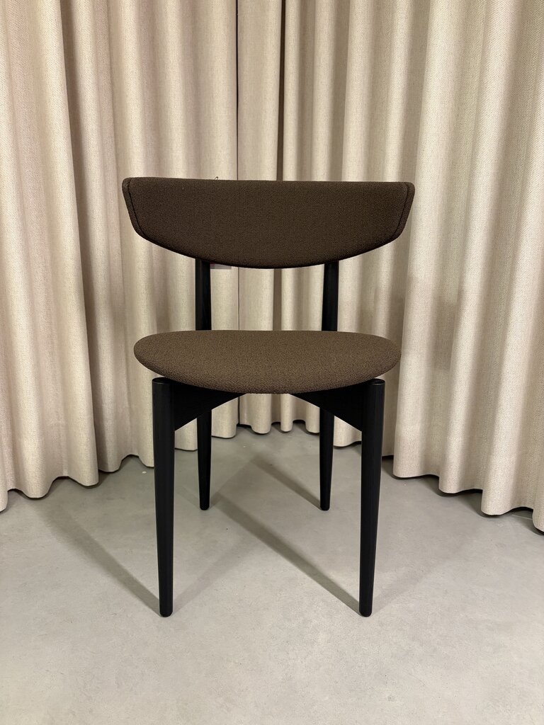 ferm Living Herman Dining Chair - Black Ash/Chocolate [Ex-display]