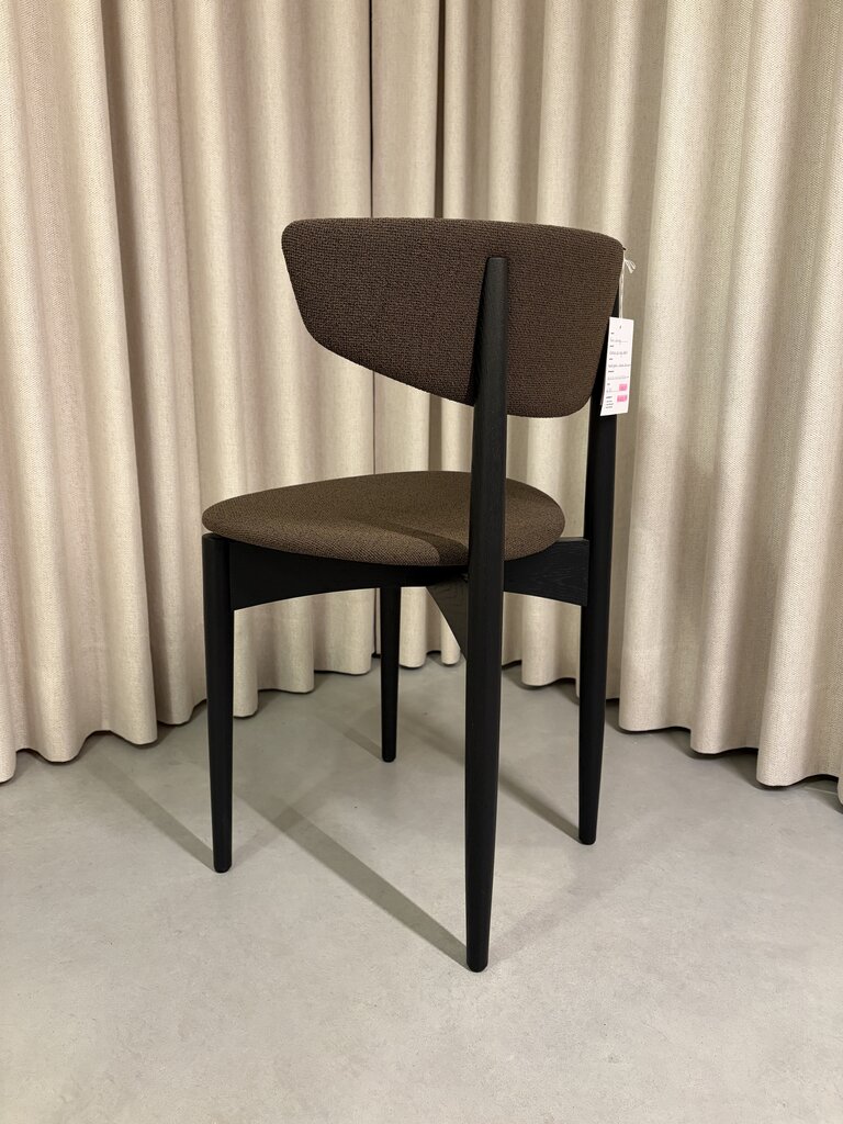 ferm Living Herman Dining Chair - Black Ash/Chocolate [Ex-display]