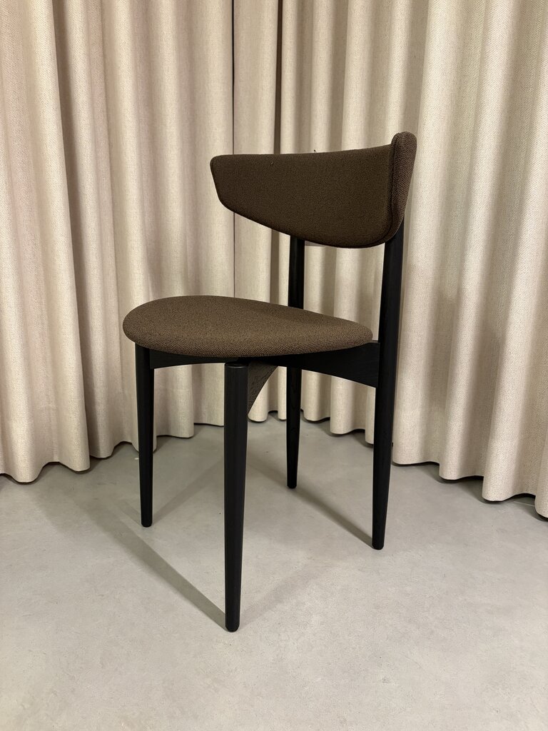 ferm Living Herman Dining Chair - Black Ash/Chocolate [Ex-display]