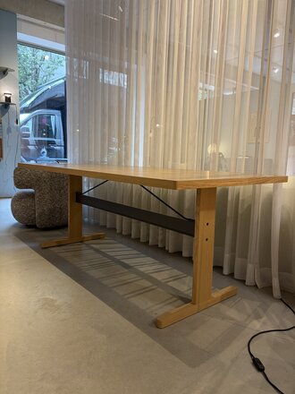 HAY Passerelle Table - Black crossbar/oak  [Ex-display]