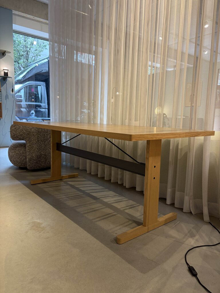 HAY Passerelle Table - Black crossbar/oak  [Ex-display]