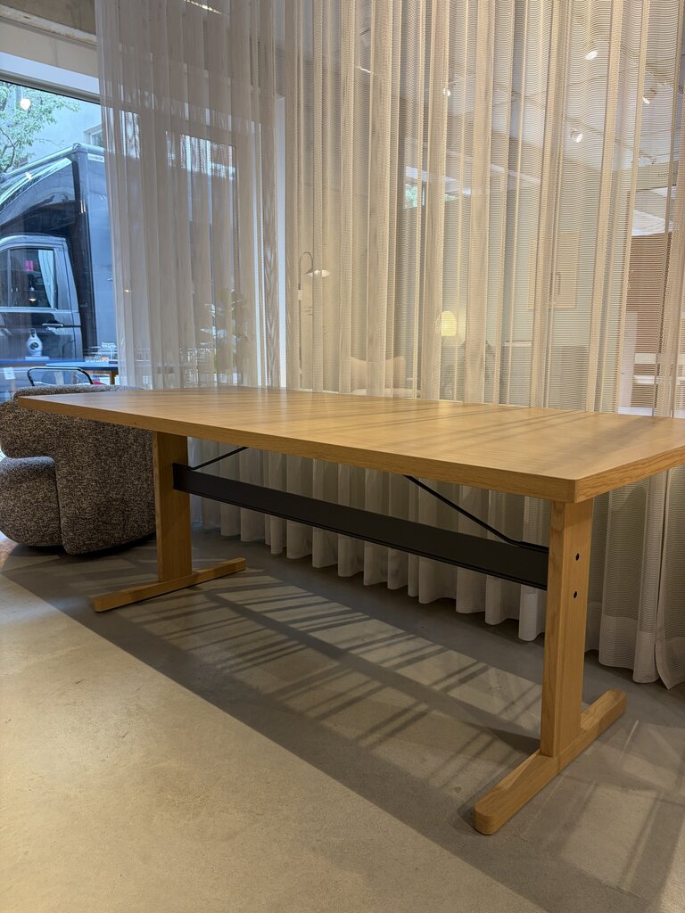 HAY Passerelle Table - Black crossbar/oak  [Ex-display]