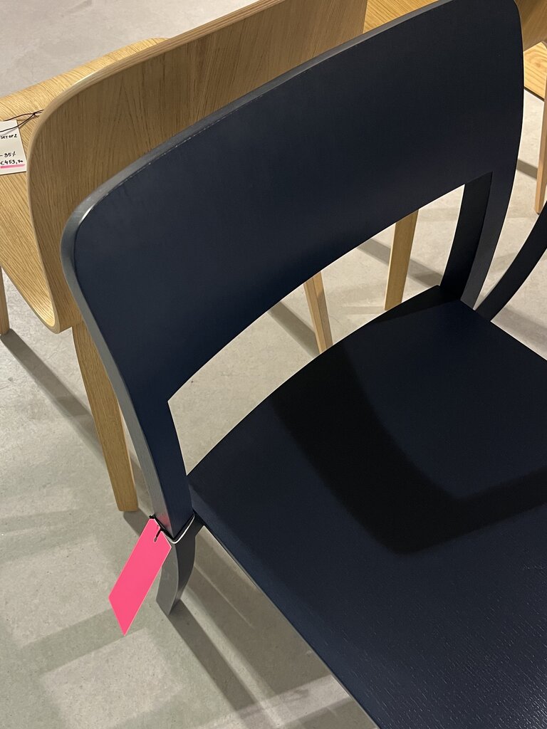 HAY Pastis Chair - Steel blue lacquered solid ash [Ex-display]