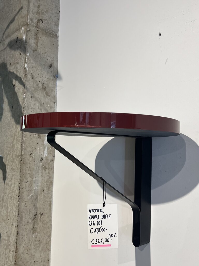 Artek Kaari Shelf REB007 Blue/Red Gloss/Black [Ex-display]