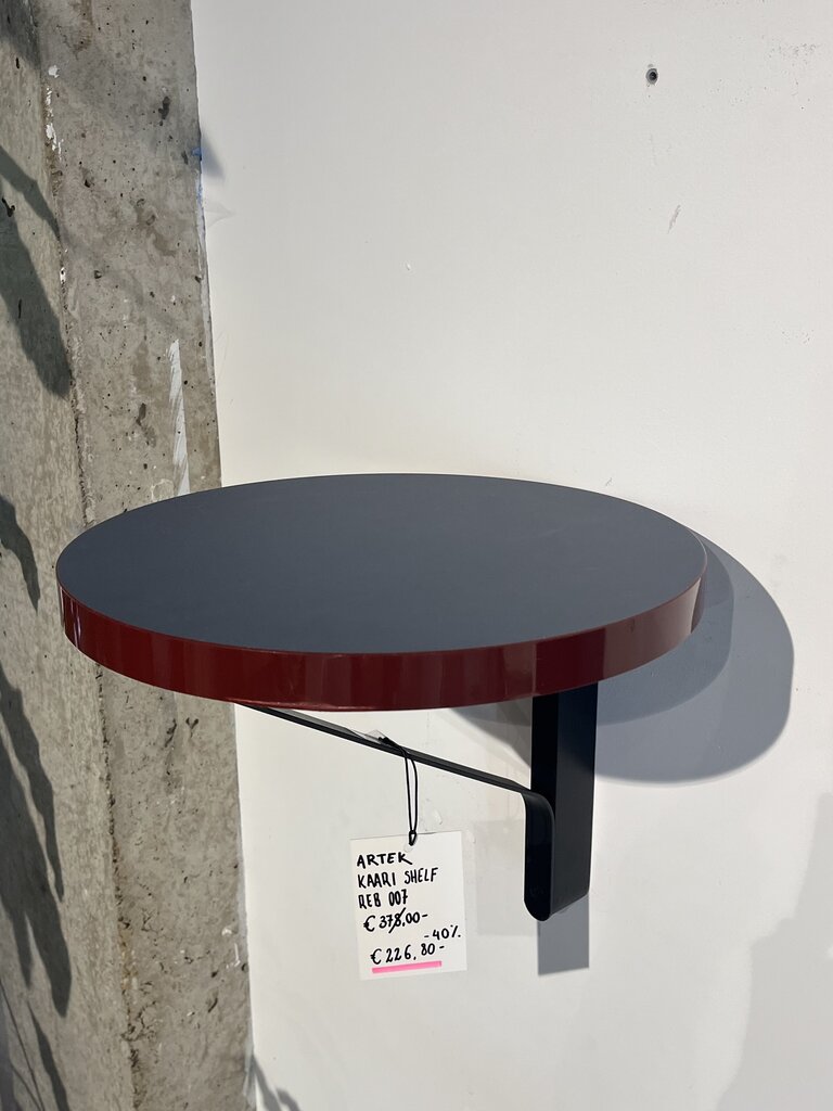 Artek Kaari Shelf REB007 Blue/Red Gloss/Black [Ex-display]