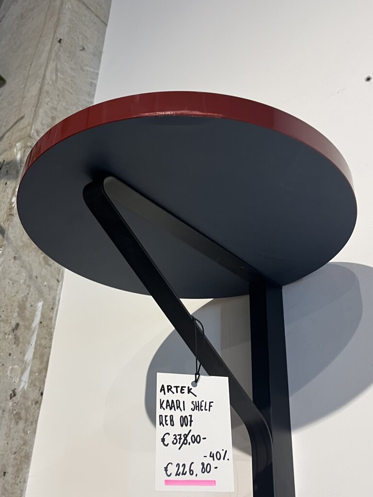 Artek Kaari Shelf REB007 Blue/Red Gloss/Black [Ex-display]