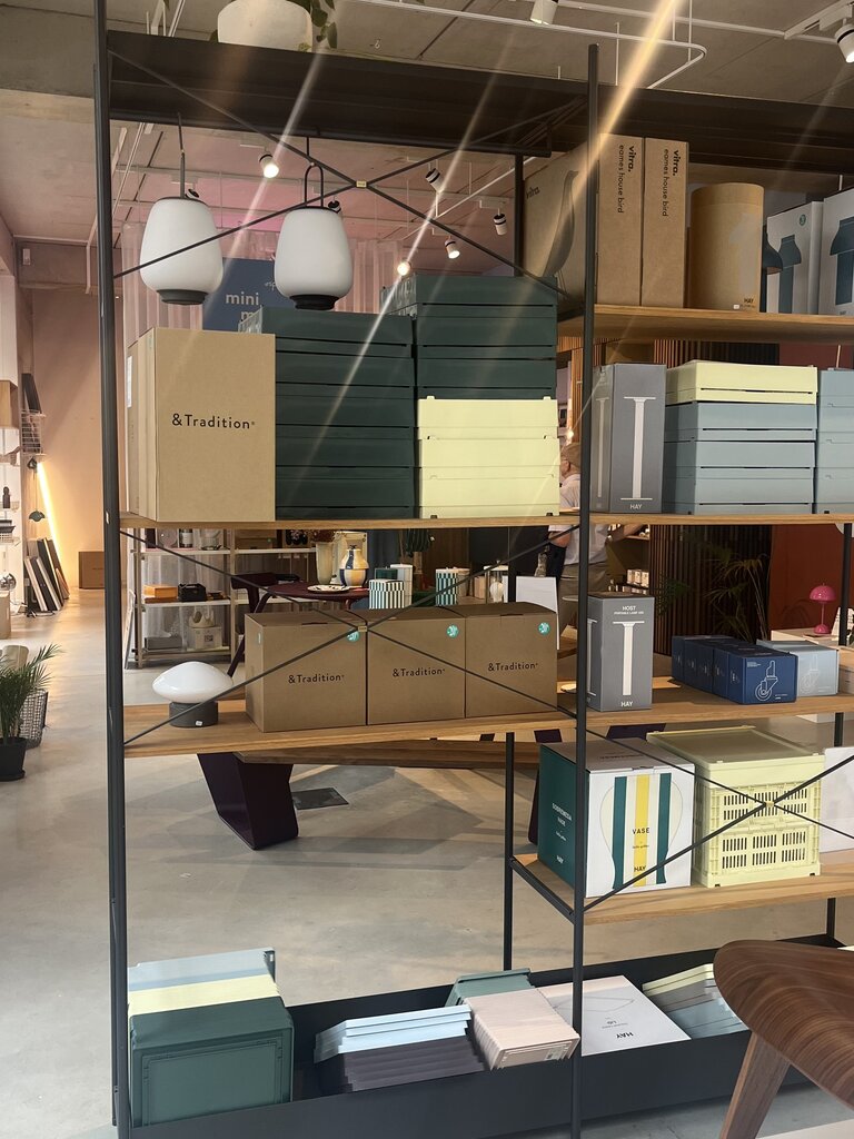 ferm Living Punctual Shelf - Anthracite/ Oak [Ex-display]