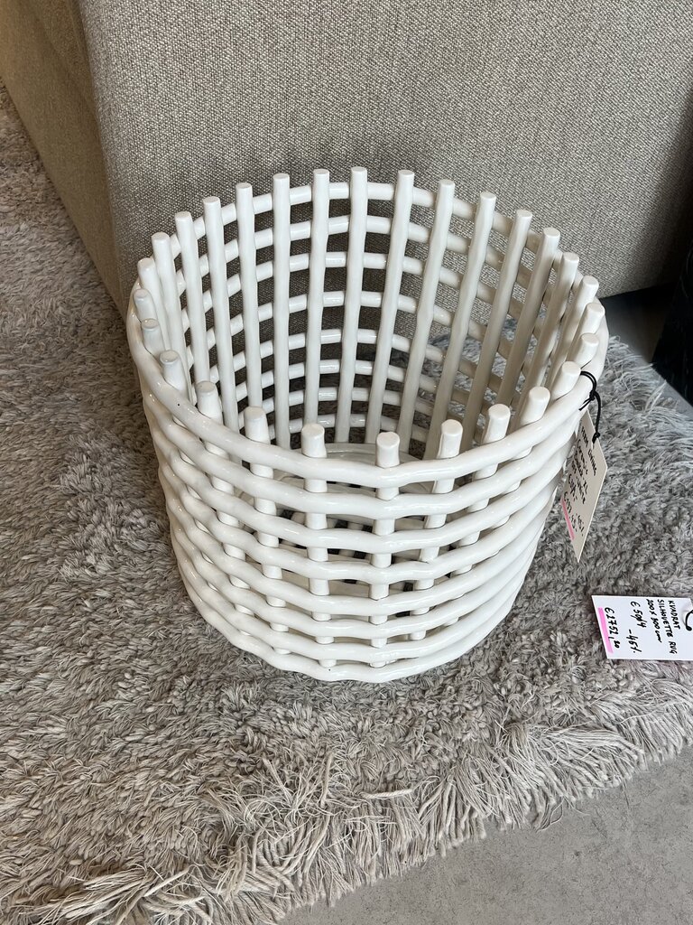 ferm Living Ceramic Basket - Extra Large [Ex-Display]
