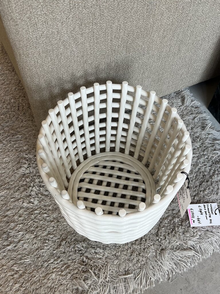 ferm Living Ceramic Basket - Extra Large [Ex-Display]