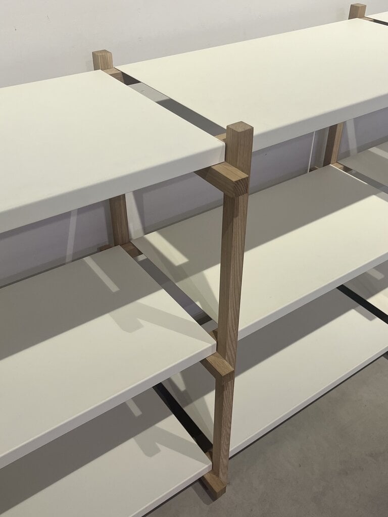 HAY Woody Shelving - Low/Almond White [Ex-display]