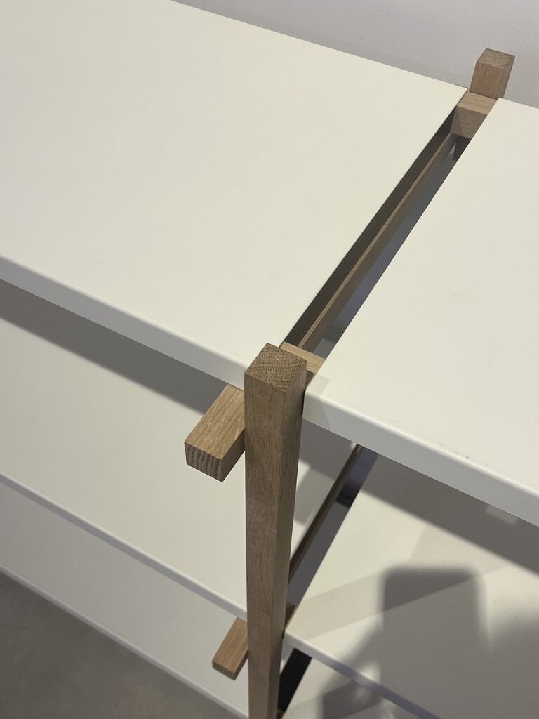 HAY Woody Shelving - Low/Almond White [Ex-display]