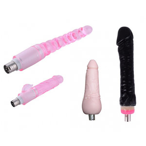 Dildo Opzetstukken Pakket Basic 3XLR Dick Set  voor Auxfun Basic Seksmachine