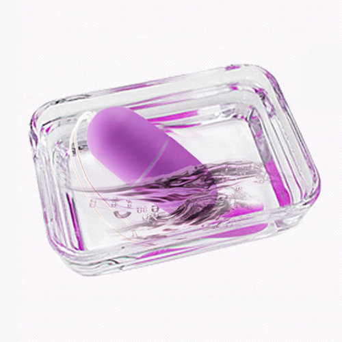 Mini egg vibrator - With remote control - Purple