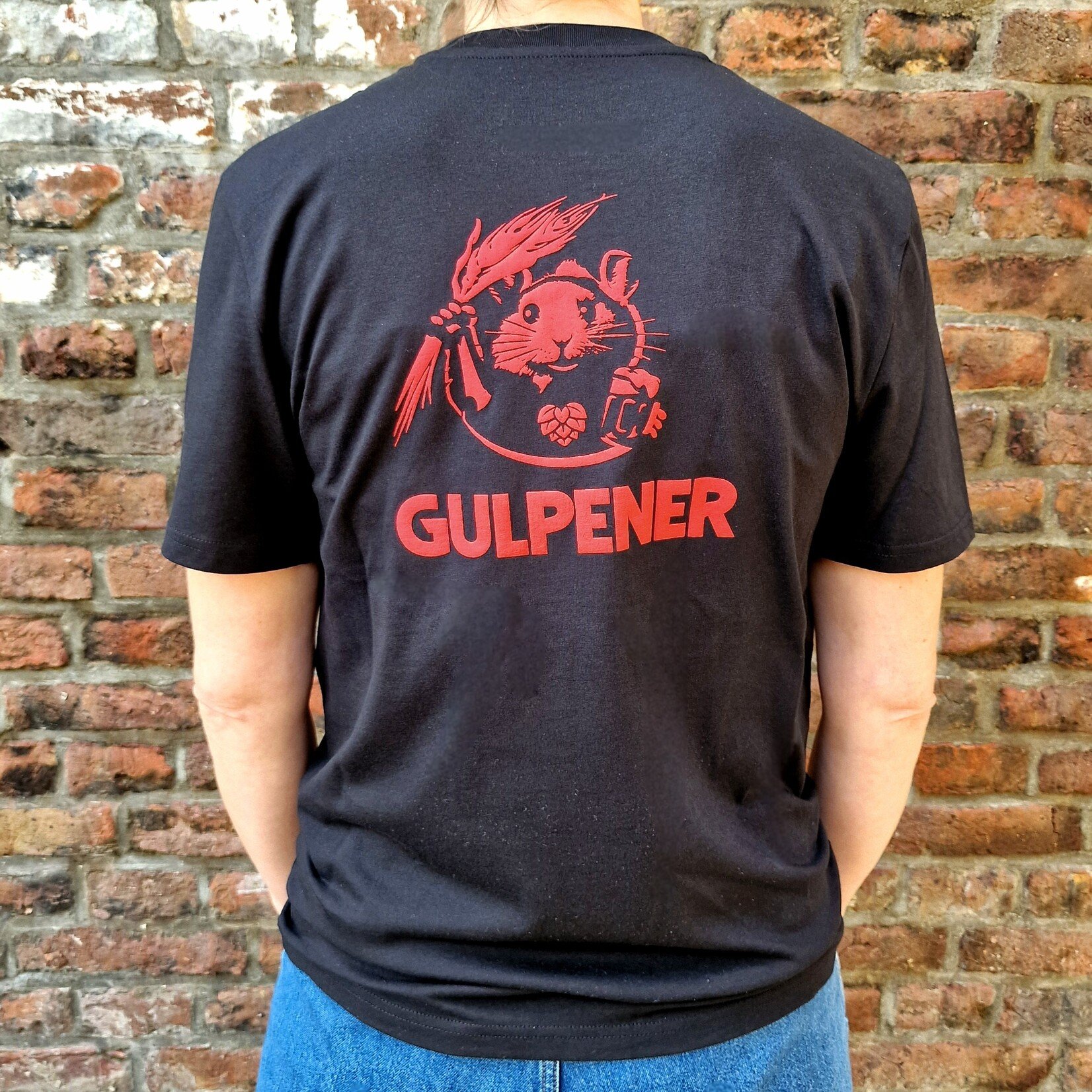 T-shirt - Gulpener - Zwart