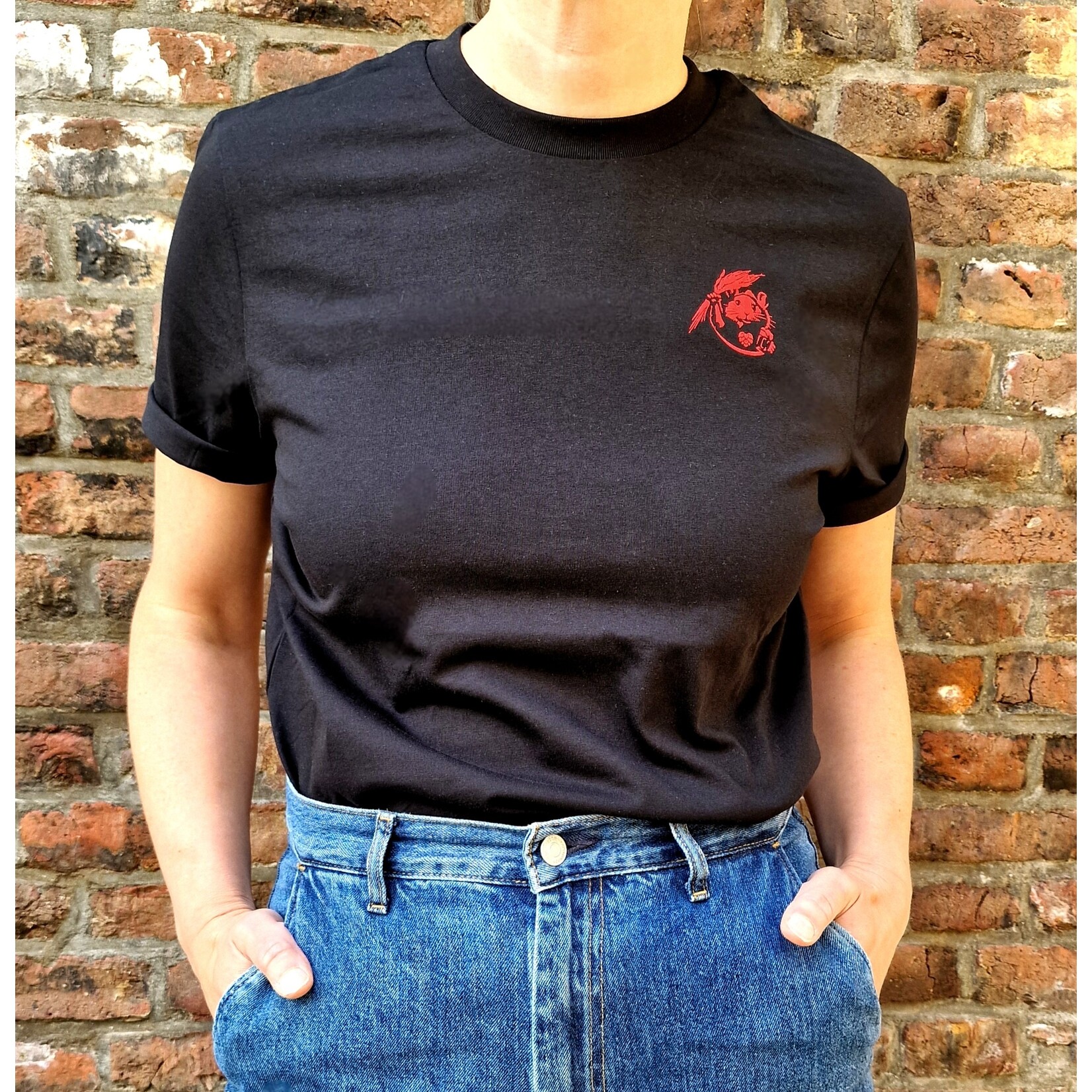 T-shirt - Gulpener - Zwart
