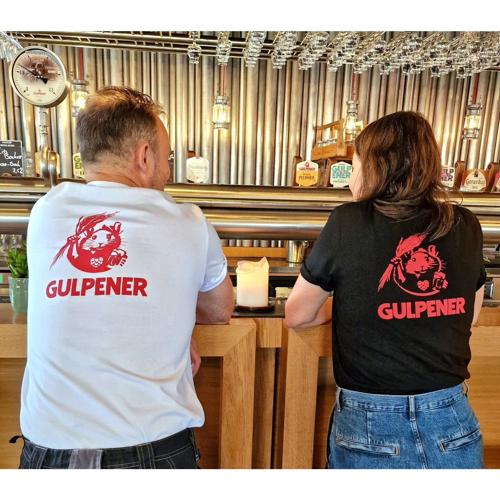 T-shirt - Gulpener - Wit
