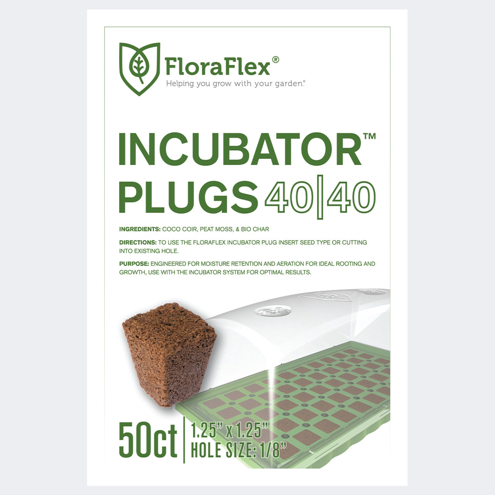 FloraFlex Incubator Plugs - 40/40 (Per zak - 50 stuks)