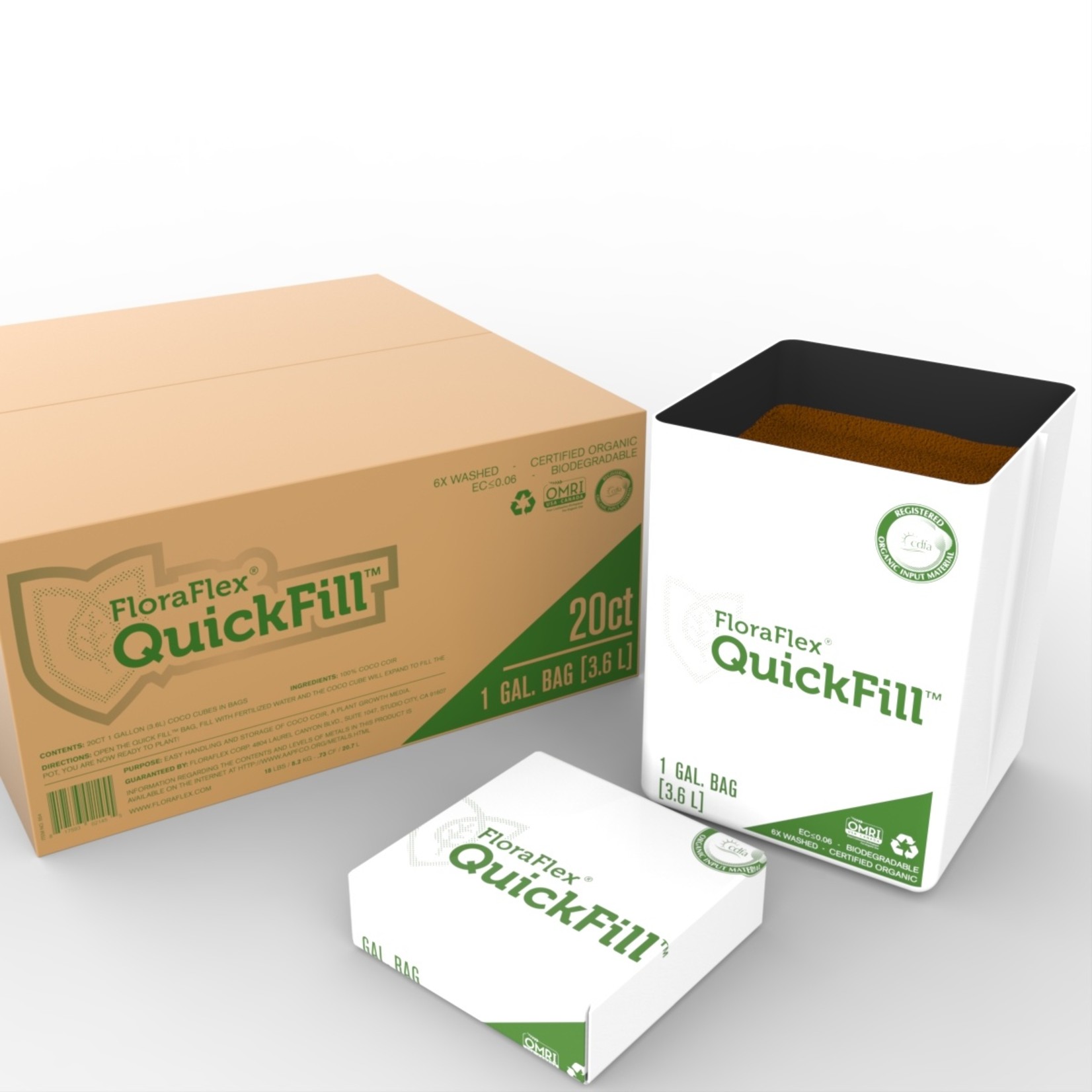 FloraFlex QuickFill Bag - 1 Gallon (3.78L) (Per piece)