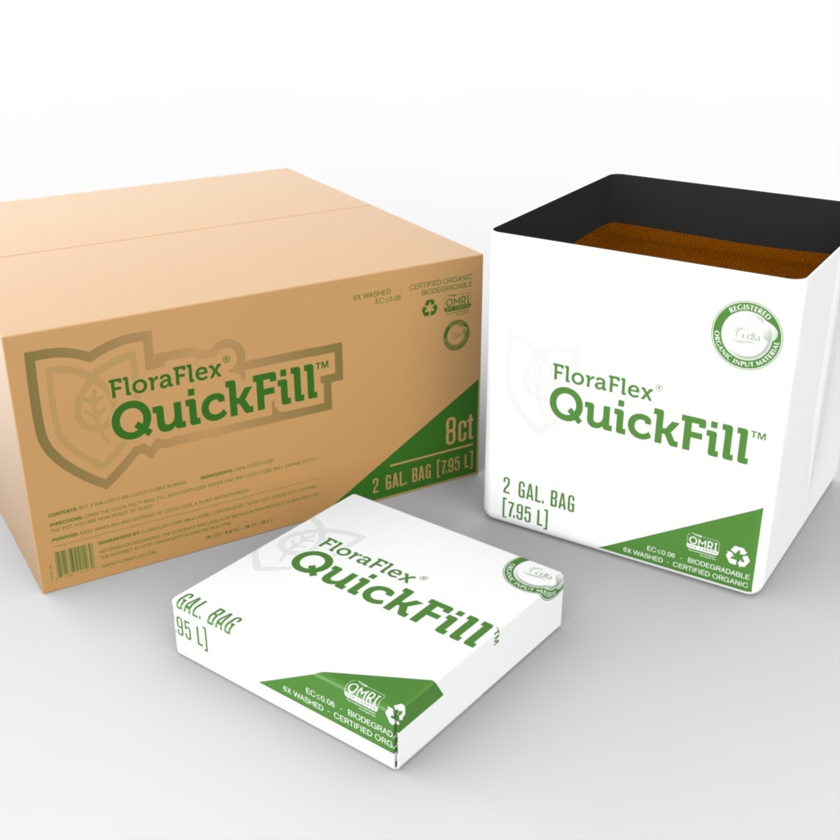 FloraFlex QuickFill Bag - 2 Gallon (7.57L) (Per piece)