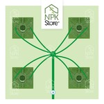 FloraFlex PotPro ™ - 4 Pot - 6 "(15cm) - Square Matrix
