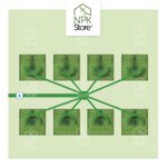 FloraFlex PotPro ™ - 8 Pot - 8 "(20cm) - FloraCap 2.0