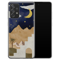 Leuke Telefoonhoesjes Samsung Galaxy A72 siliconen hoesje - Desert night