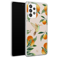 ELLECHIQ Samsung Galaxy A72 siliconen hoesje - Tropical Lemonade