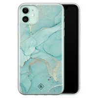 Casimoda iPhone 11 siliconen hoesje - Touch of mint