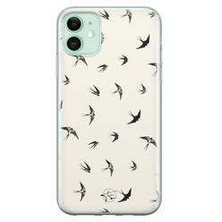 Telefoonhoesje Store iPhone 11 siliconen hoesje - Freedom birds