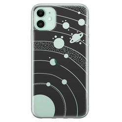 Telefoonhoesje Store iPhone 11 siliconen hoesje - Universe space