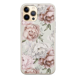 Telefoonhoesje Store iPhone 12 siliconen hoesje - Classy flowers