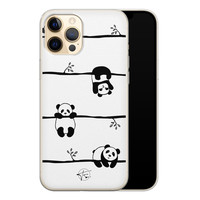 Telefoonhoesje Store iPhone 12 siliconen hoesje - Panda