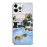ELLECHIQ iPhone 12 Pro Max siliconen hoesje - Tiger pool