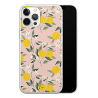 Telefoonhoesje Store iPhone 12 Pro Max siliconen hoesje - Citroenen